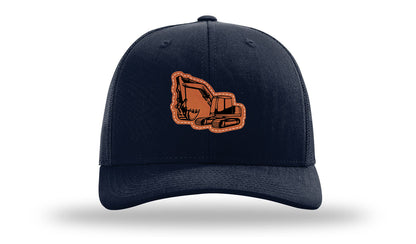 Excavator Leather Patch Richardson 112 Hat