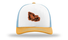 Load image into Gallery viewer, Excavator Leather Patch Richardson 112 Hat
