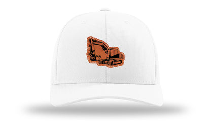 Excavator Leather Patch Richardson 112 Hat