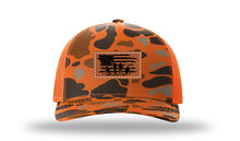 Load image into Gallery viewer, Vet Flag Leather Patch Richardson 112 Duck Camo Hat
