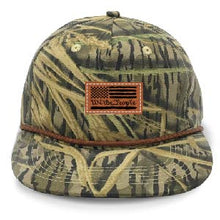 Load image into Gallery viewer, We The People Flag Leather Patch LOST Hat Co.
