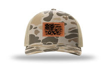 Load image into Gallery viewer, Welder Flag Leather Patch Richardson 112 Duck Camo Hat
