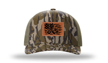 Load image into Gallery viewer, Welder Flag Leather Patch Richardson 112 Duck Camo Hat
