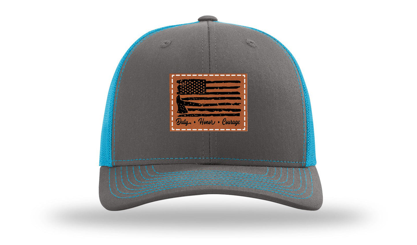 Charcoal / Neon Blue