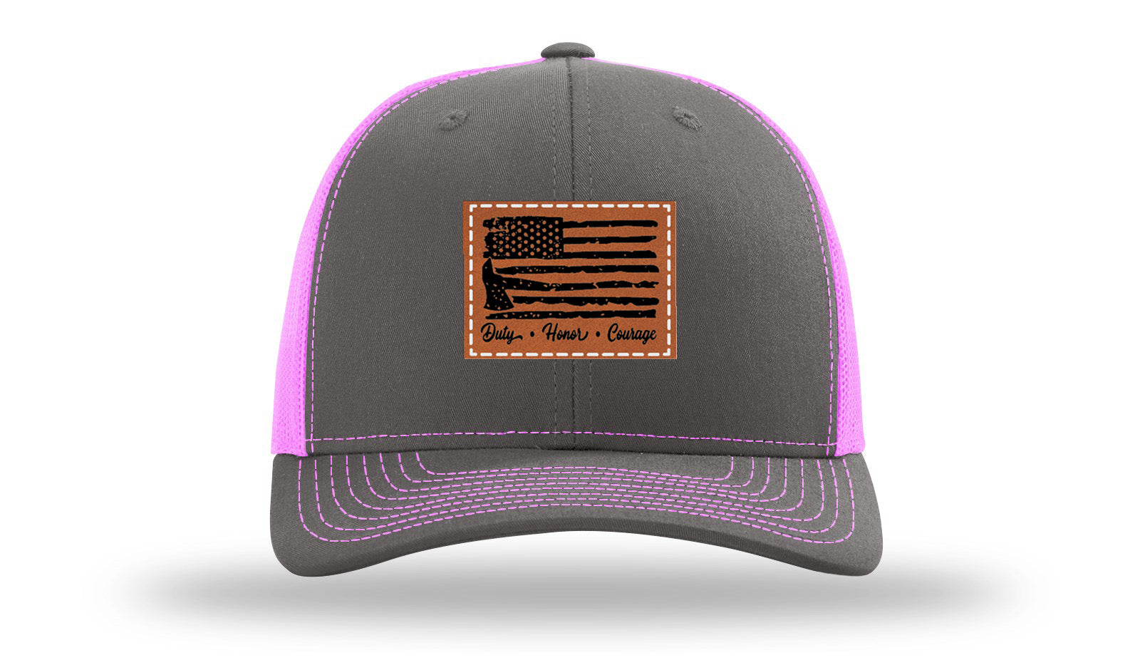 Charcoal / Neon Pink