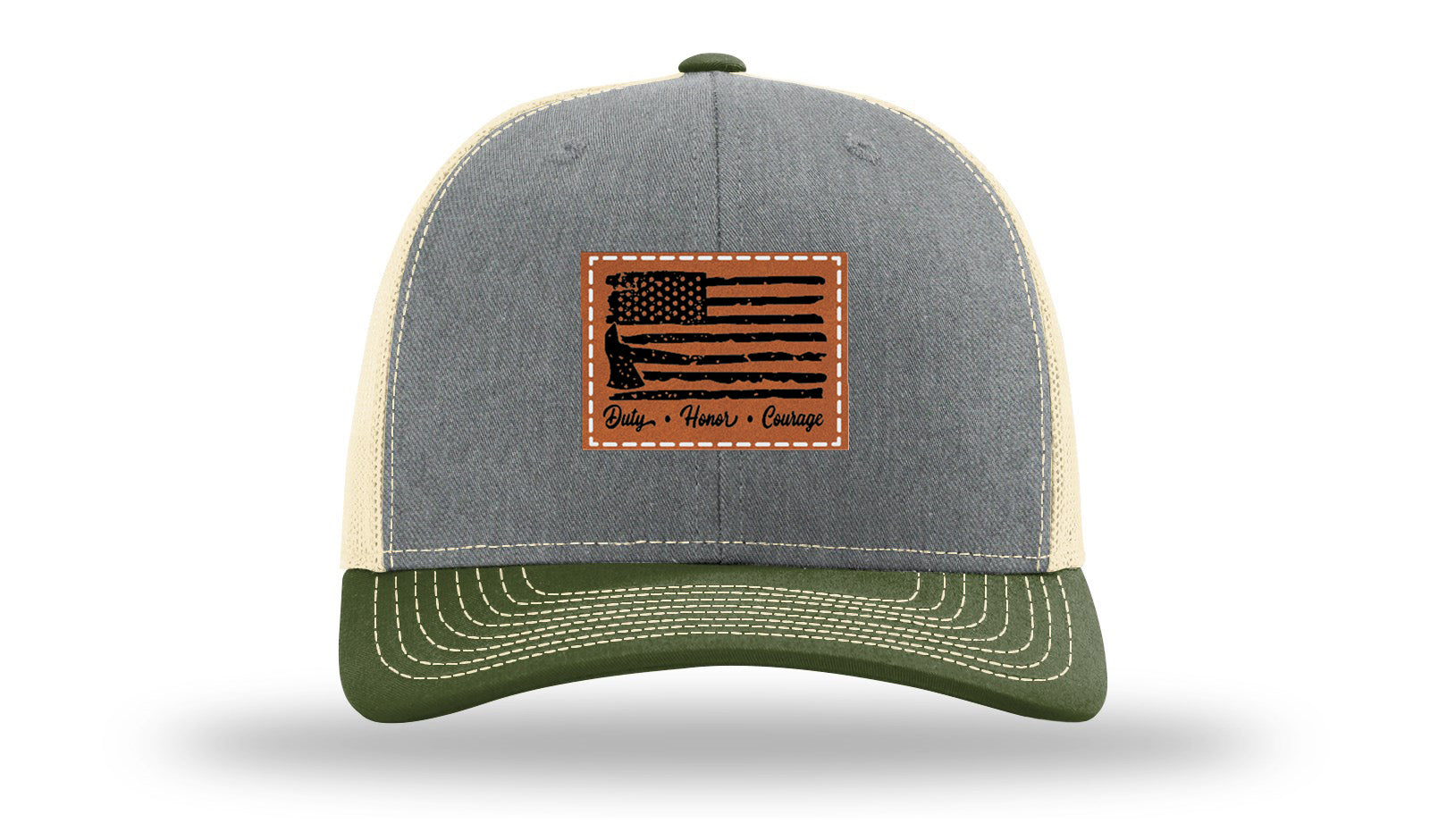 Heather Grey / Birch / Army Olive