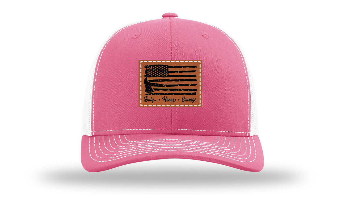 Hot Pink / White