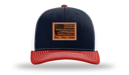 Navy / White / Red