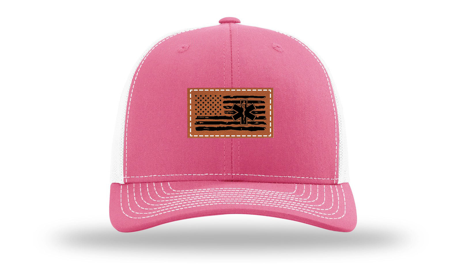 Hot Pink / White