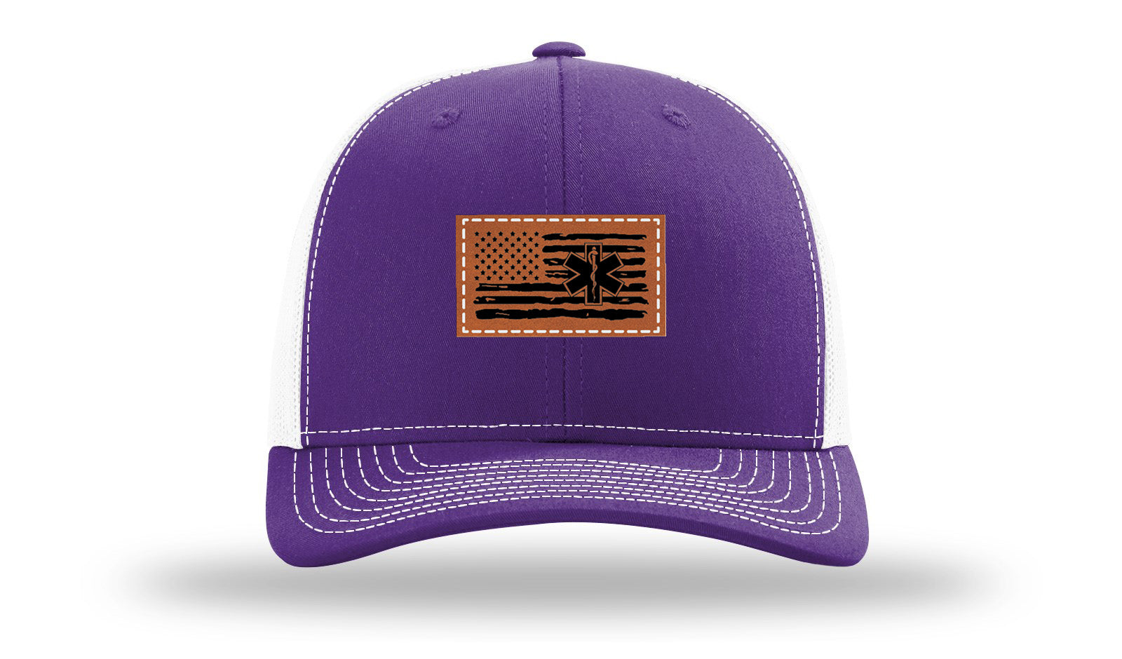 Purple / White