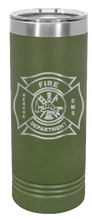 Load image into Gallery viewer, Fire Fighter Laser Engraved Skinny Tumbler (Etched)
