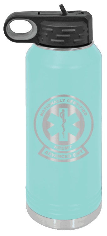 Advanced EMT - 32oz Water Bottle Laser Engraved- Teal