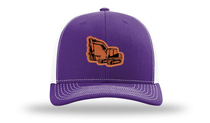 Excavator Leather Patch Richardson 112 Hat