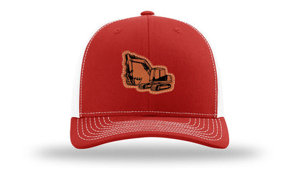 Excavator Leather Patch Richardson 112 Hat