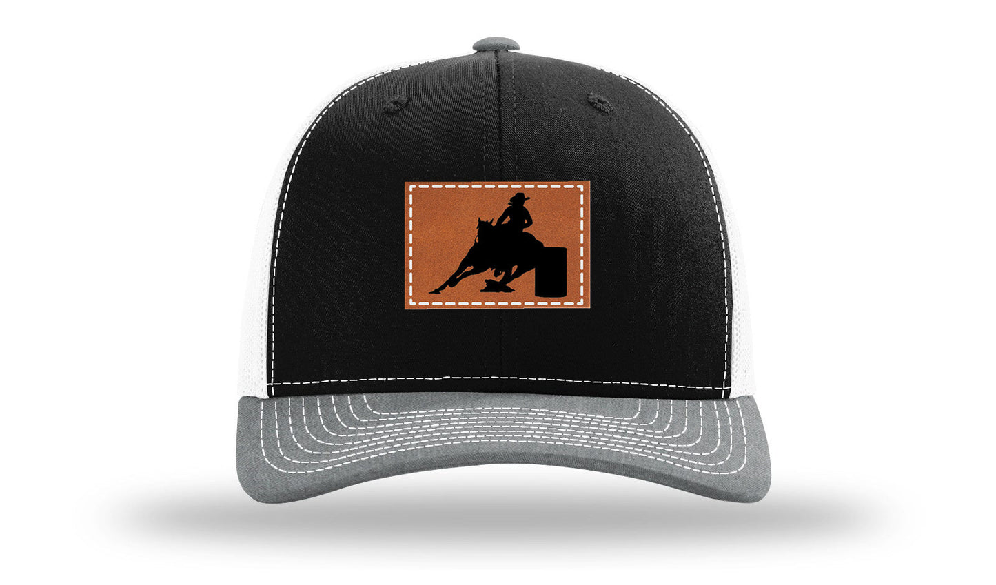 Barrel Racer Leather Patch Richardson 112 Hat