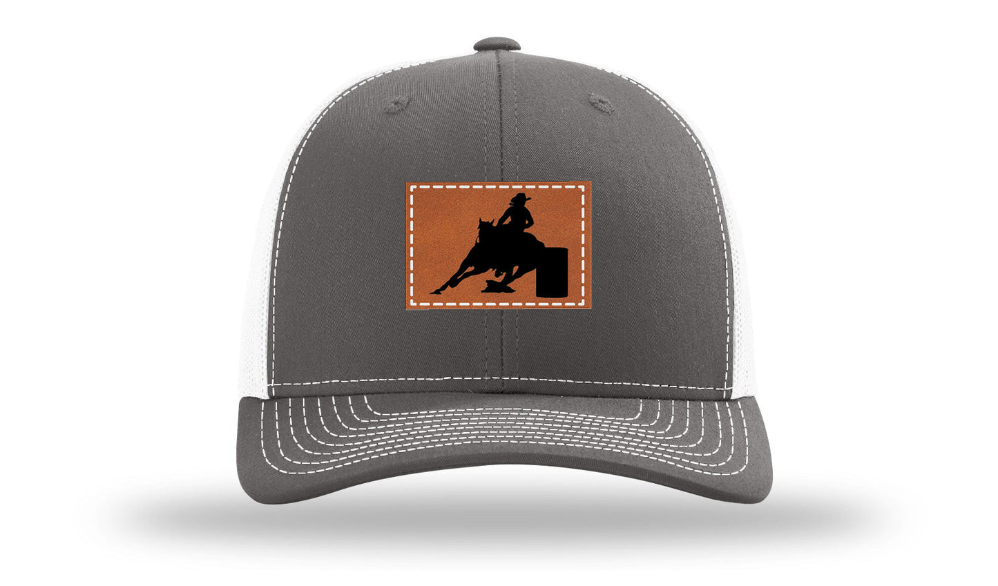 Barrel Racer Leather Patch Richardson 112 Hat