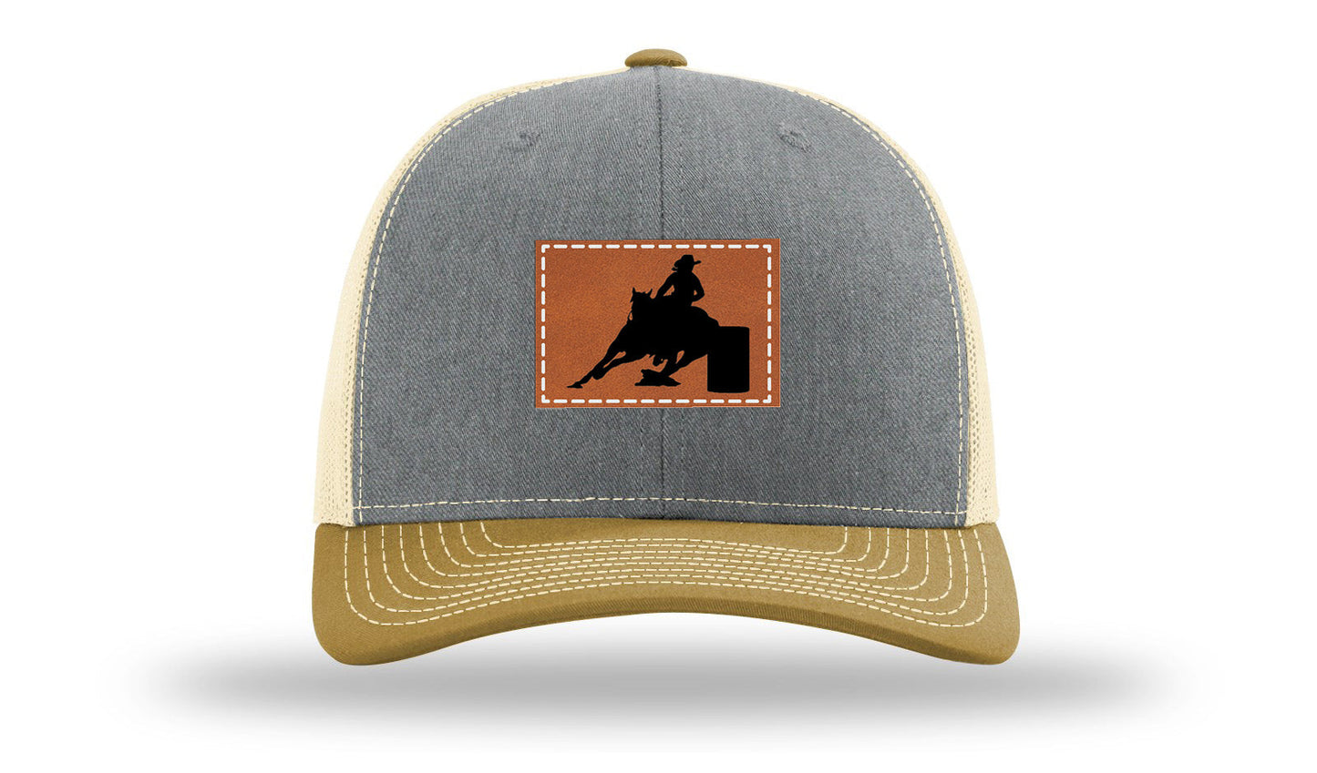 Barrel Racer Leather Patch Richardson 112 Hat