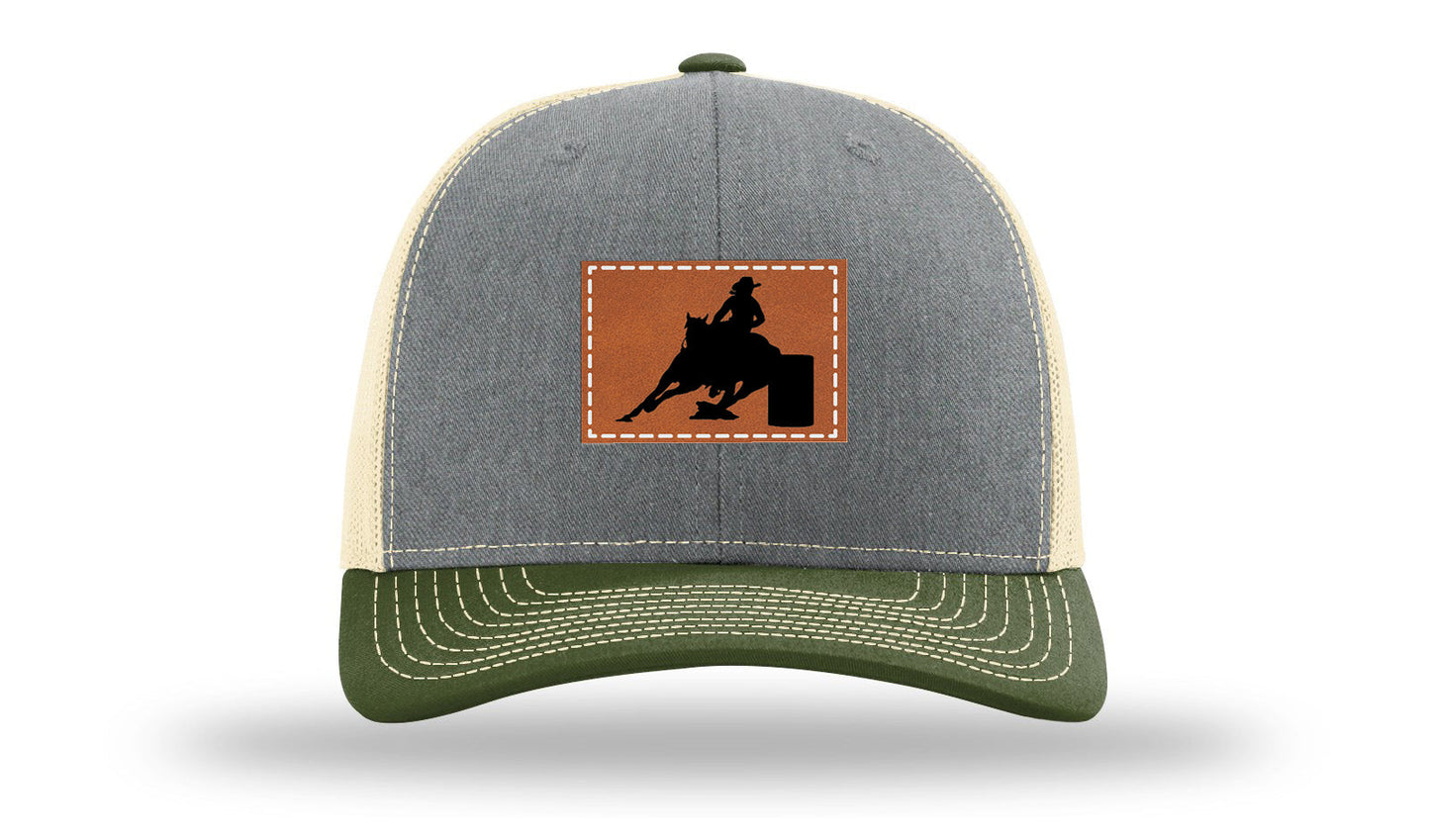 Barrel Racer Leather Patch Richardson 112 Hat