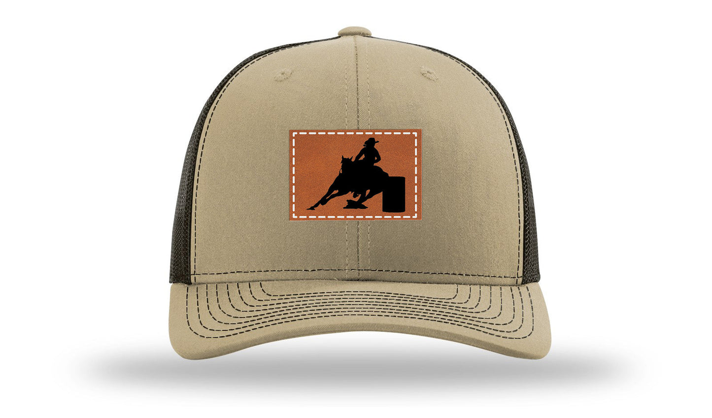 Barrel Racer Leather Patch Richardson 112 Hat