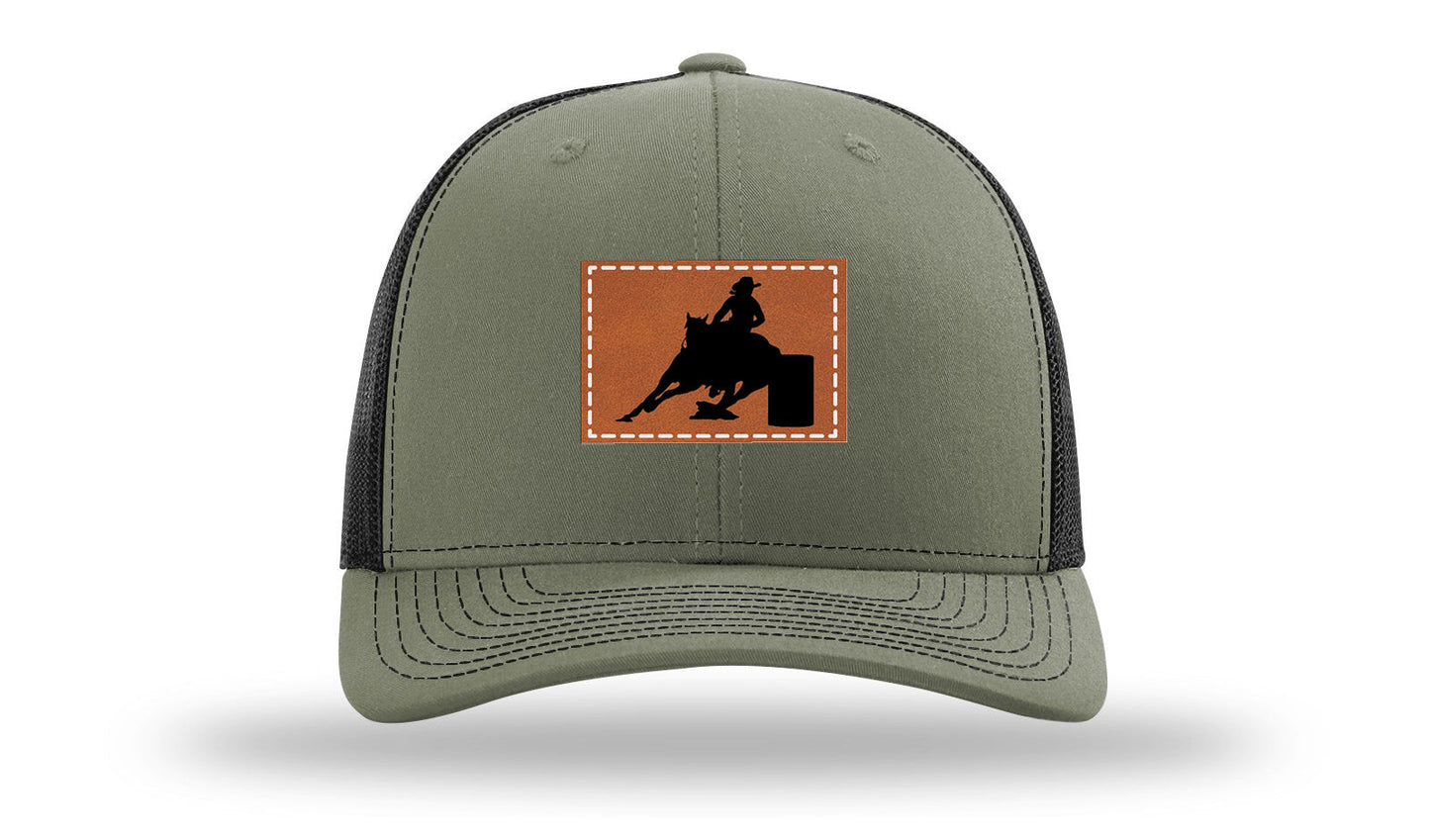 Barrel Racer Leather Patch Richardson 112 Hat