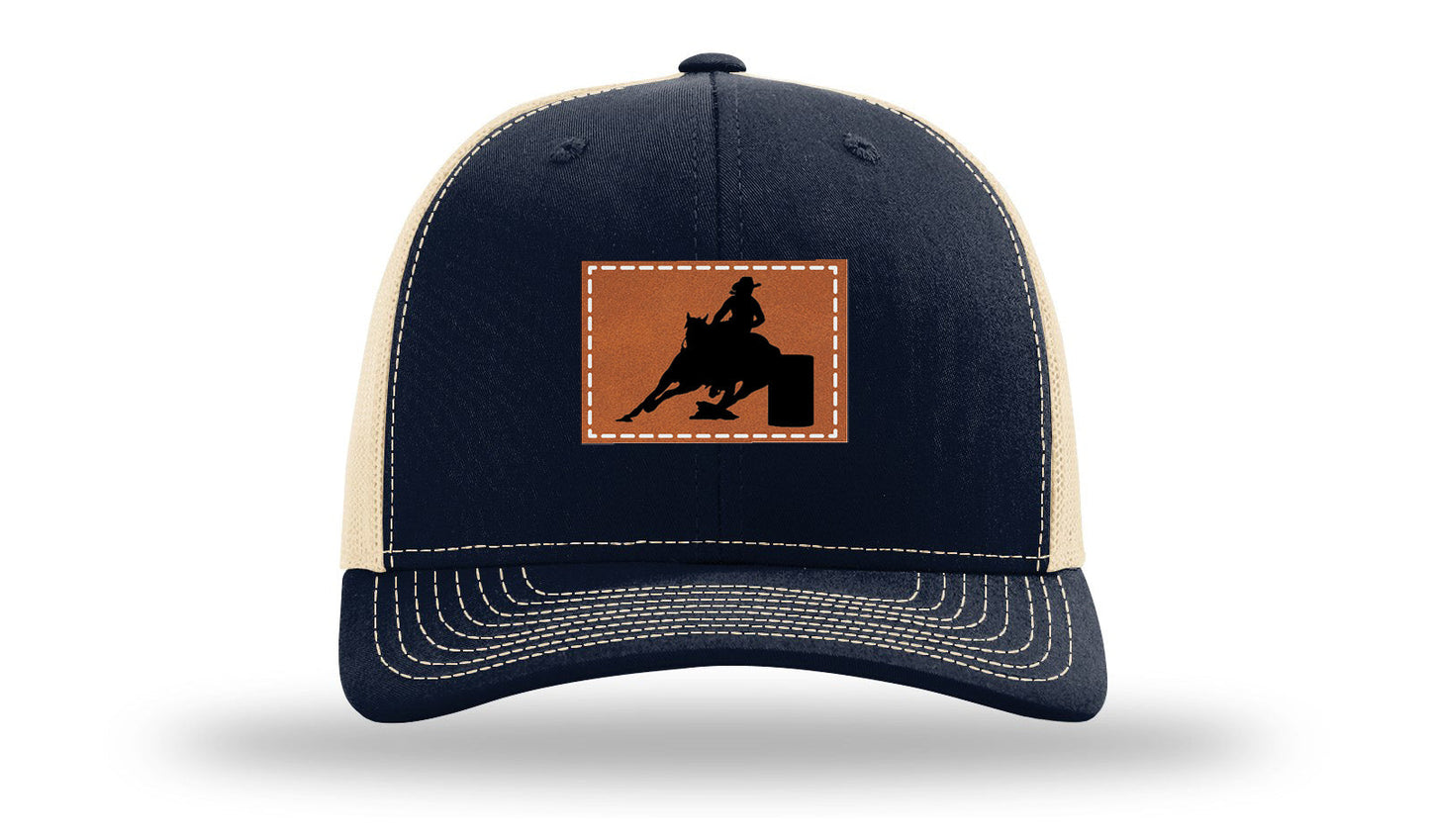 Barrel Racer Leather Patch Richardson 112 Hat