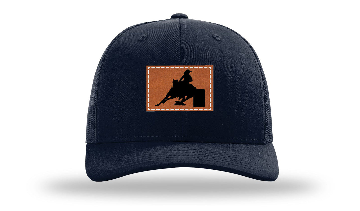 Barrel Racer Leather Patch Richardson 112 Hat