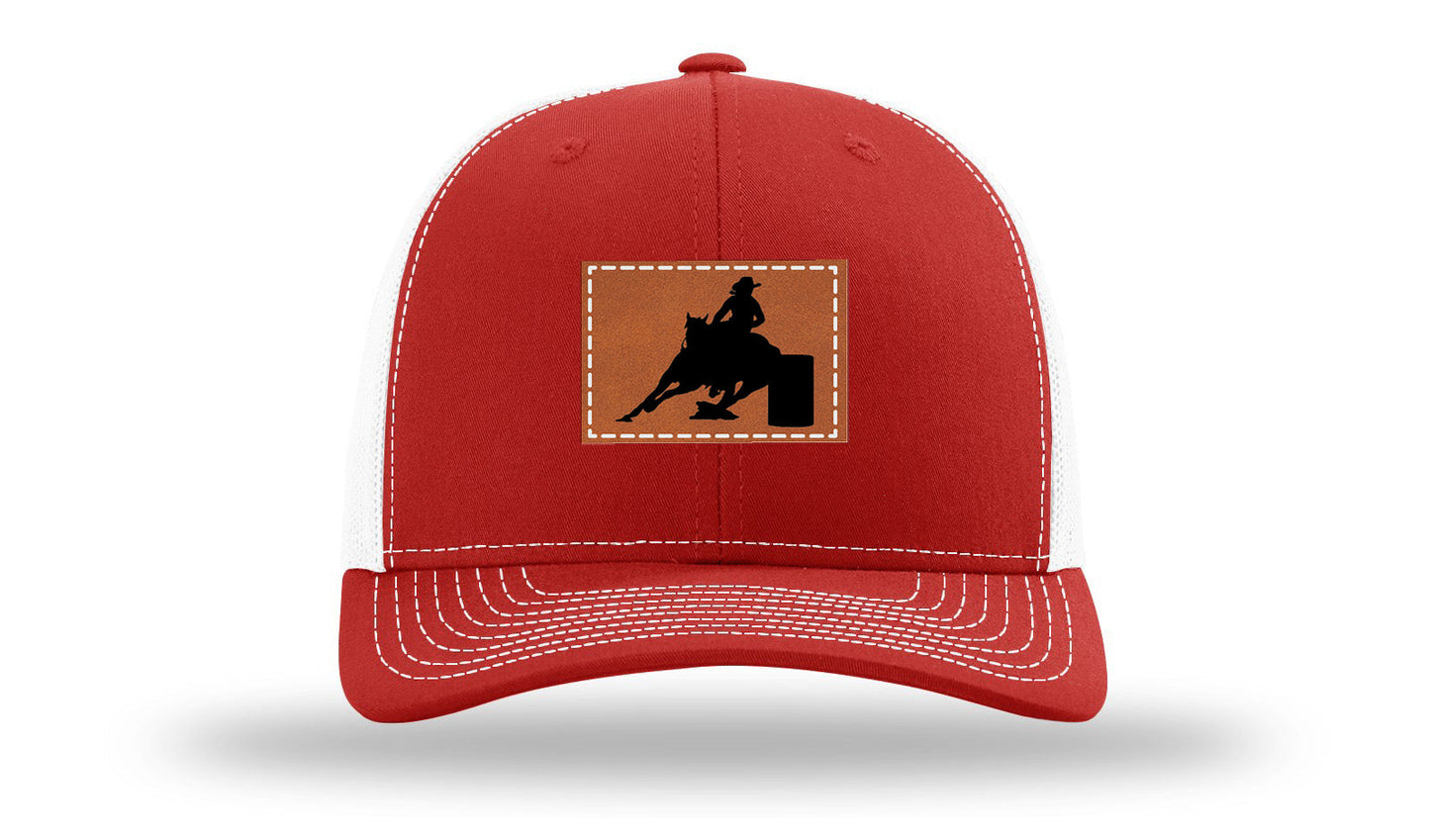 Barrel Racer Leather Patch Richardson 112 Hat