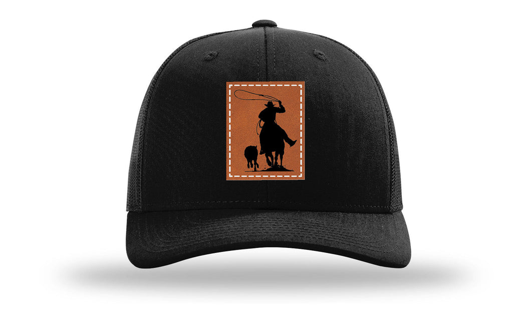 Calf Roper Leather Patch Richardson 112 Hat