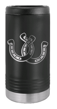 Load image into Gallery viewer, Horseshoes Laser Engraved Slim Can Insulated Koosie
