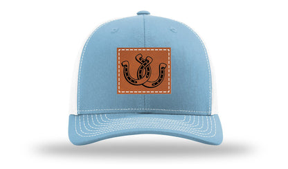 Horseshoes Leather Patch Richardson 112 Hat
