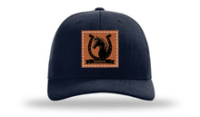 Load image into Gallery viewer, Horseshoe Banner Leather Patch Richardson 112 Hat
