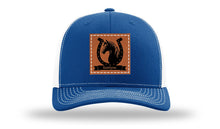 Load image into Gallery viewer, Horseshoe Banner Leather Patch Richardson 112 Hat
