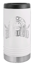 Load image into Gallery viewer, Rodeo Laser Engraved Slim Can Insulated Koosie
