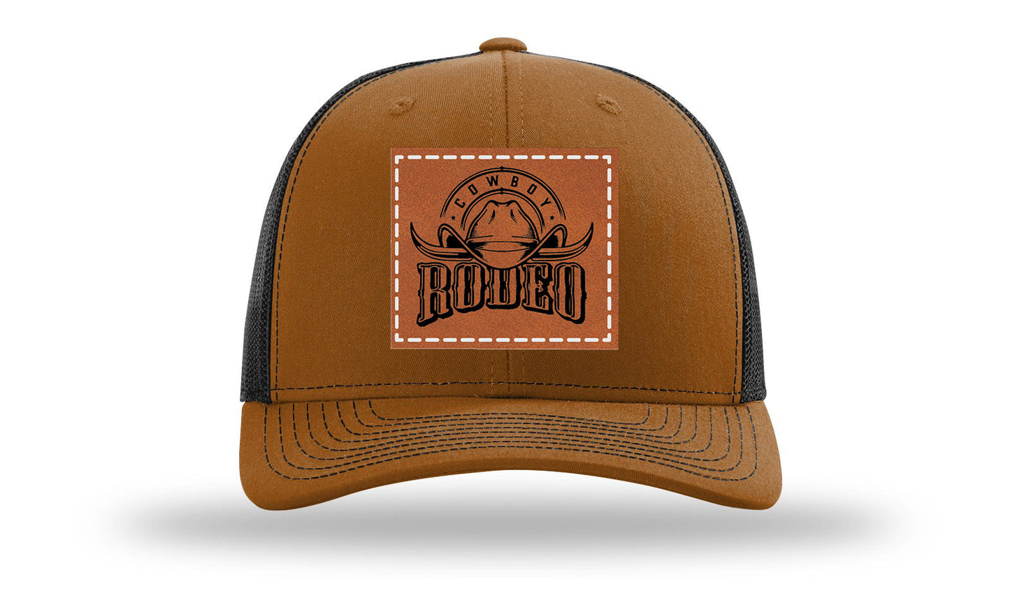 Rodeo Cowboy Leather Patch Richardson 112 Hat
