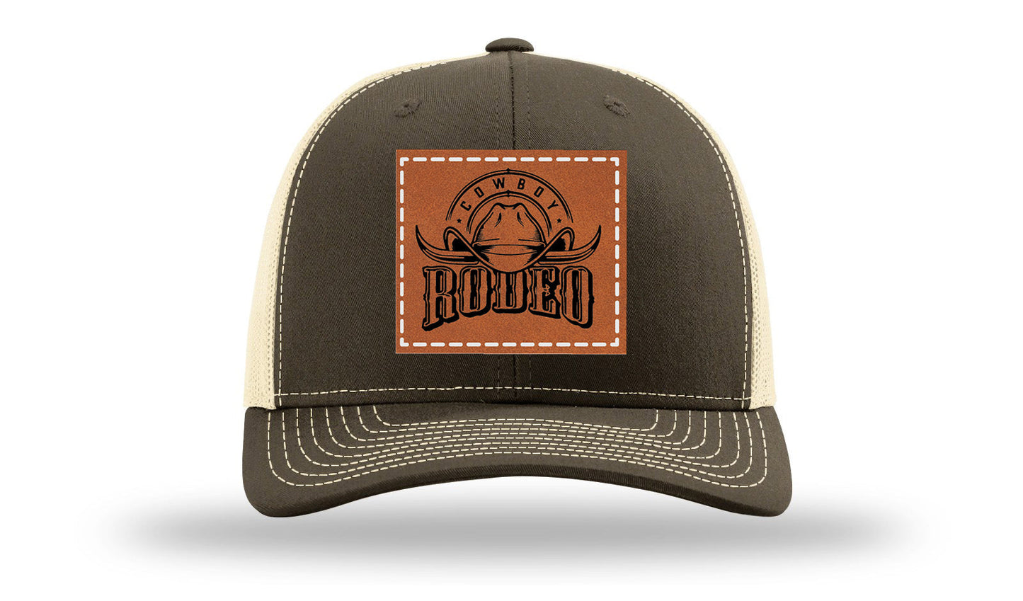 Rodeo Cowboy Leather Patch Richardson 112 Hat