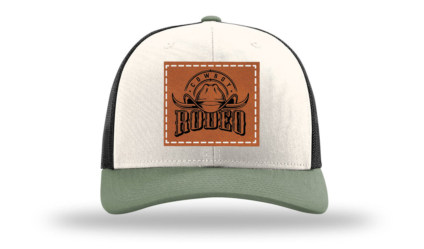 Rodeo Cowboy Leather Patch Richardson 112 Hat