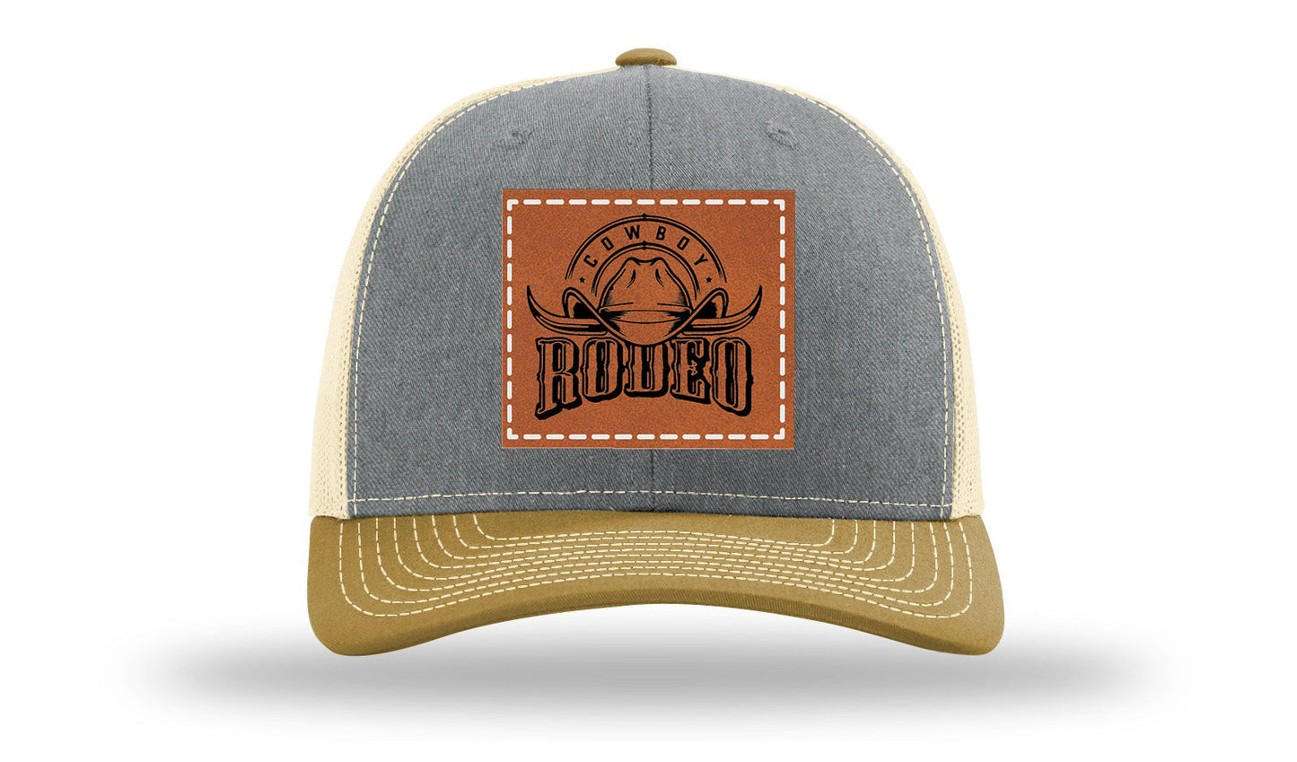 Rodeo Cowboy Leather Patch Richardson 112 Hat