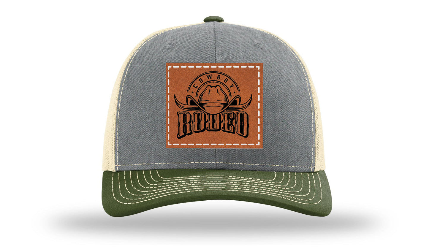 Rodeo Cowboy Leather Patch Richardson 112 Hat