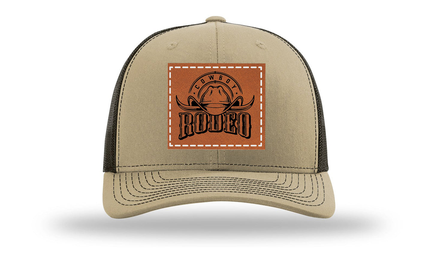 Rodeo Cowboy Leather Patch Richardson 112 Hat