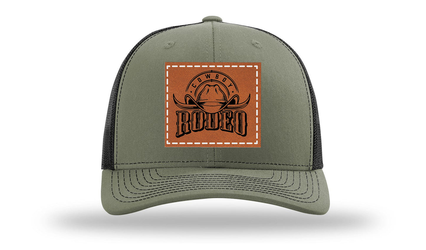 Rodeo Cowboy Leather Patch Richardson 112 Hat