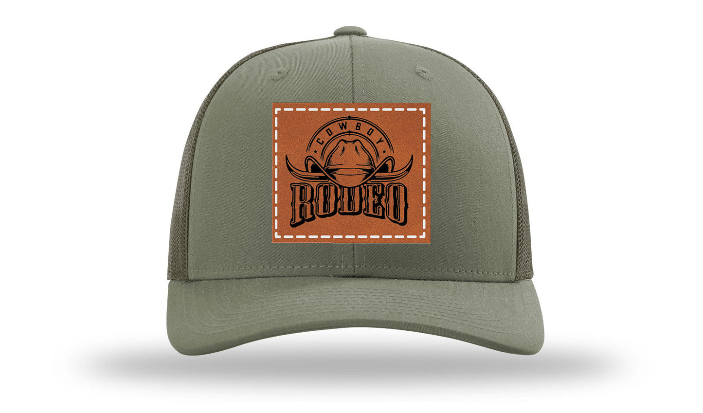 Rodeo Cowboy Leather Patch Richardson 112 Hat