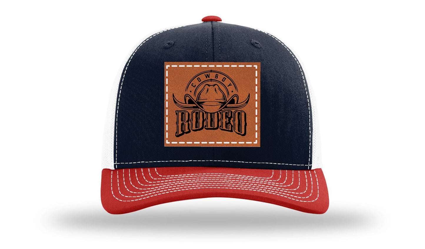 Rodeo Cowboy Leather Patch Richardson 112 Hat