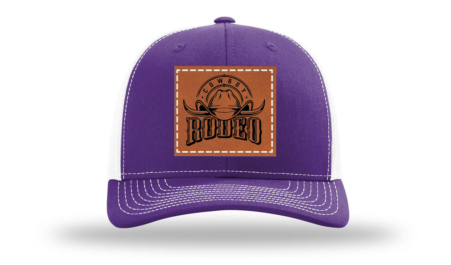 Rodeo Cowboy Leather Patch Richardson 112 Hat