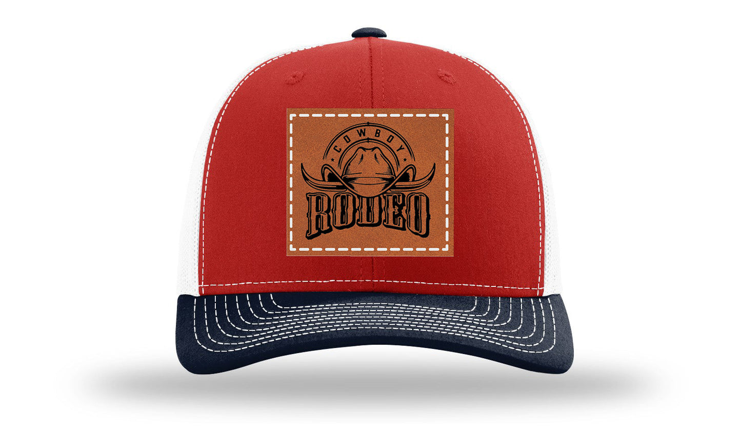 Rodeo Cowboy Leather Patch Richardson 112 Hat