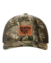 Load image into Gallery viewer, Dreamer Leather Patch Richardson 112 Duck Camo Hat
