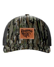 Load image into Gallery viewer, Dreamer Leather Patch Richardson 112 Duck Camo Hat
