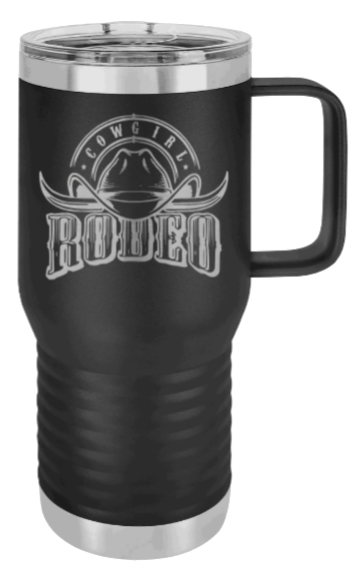 Rodeo Cowgirl Laser Engraved Mug (Etched)