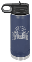 Load image into Gallery viewer, Rodeo Cowgirl Laser Engraved Water Bottle (Etched)
