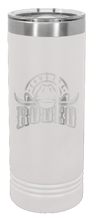 Load image into Gallery viewer, Rodeo Cowgirl Laser Engraved Skinny Tumbler (Etched)
