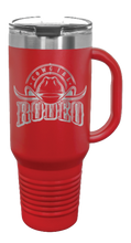 Load image into Gallery viewer, Rodeo Cowgirl 40oz Handle Mug Laser Engraved
